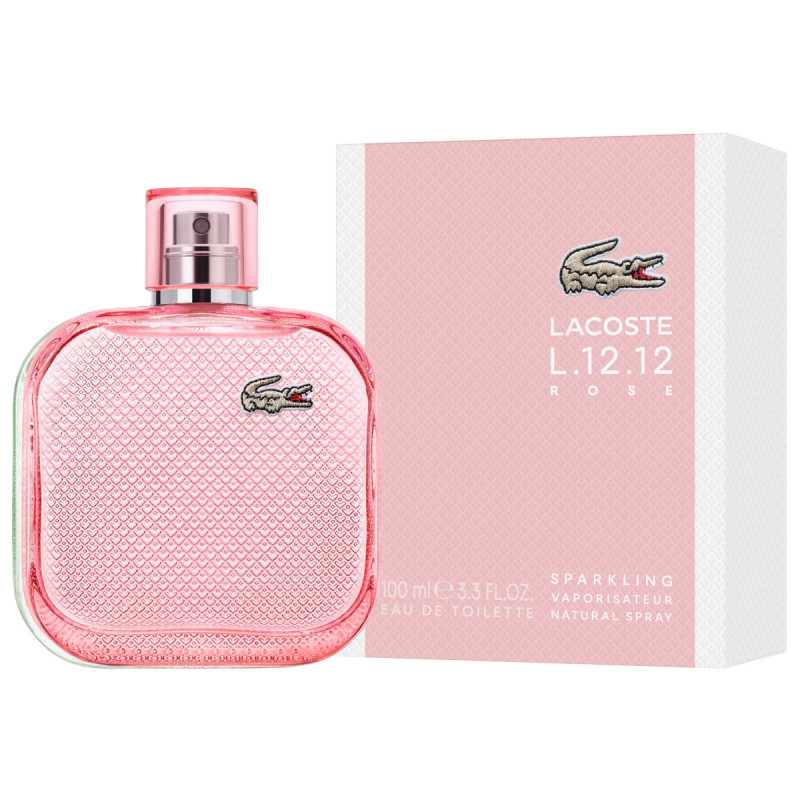 L.12.12. Rose Sparkling Туалетная вода женская 100мл от Lacoste  + 1