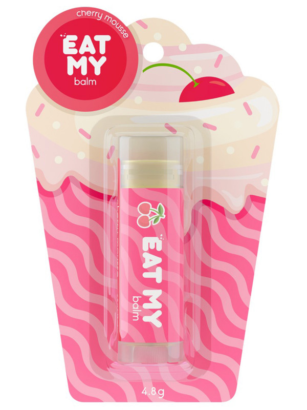 Бальзам для губ Вишневый мусс 4,8г от Eat My + 1
