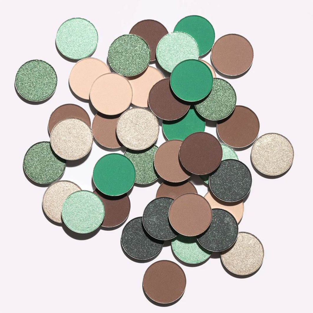 Палетка теней для век Palette Eyeshadow Nine Green от INGLOT + 4