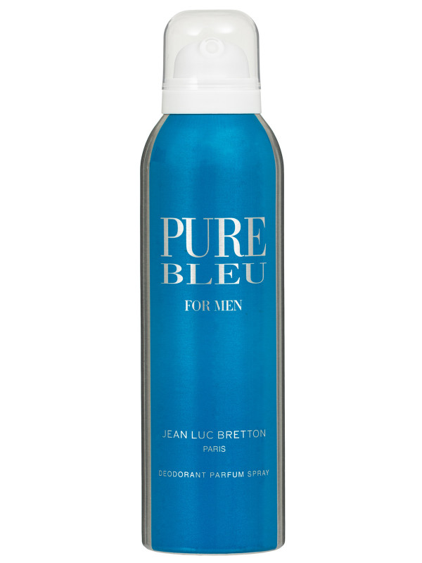 Дезодорант парфюмированный мужской Pure Bleu 200мл от JEAN LUC BRETTON + 1