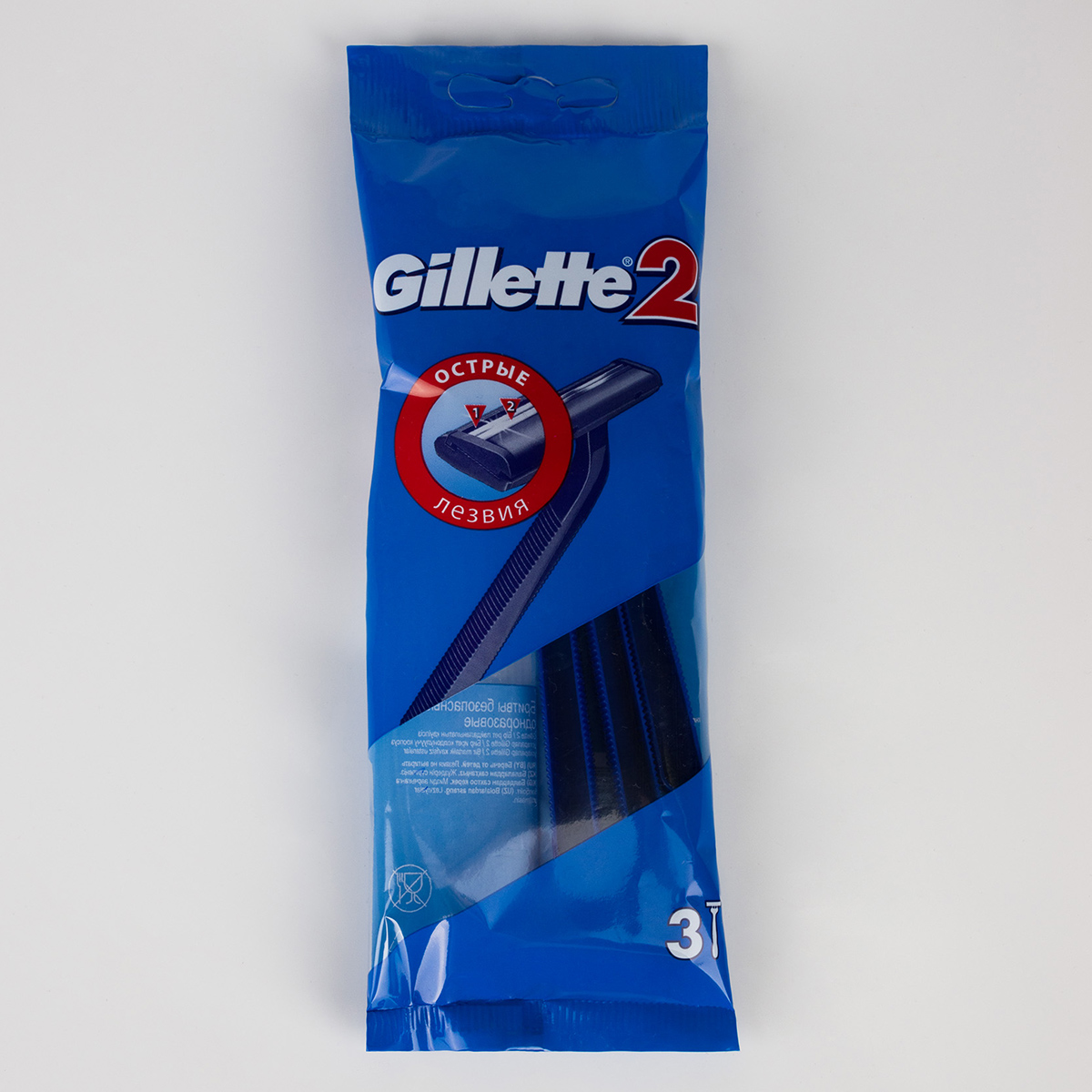 Gil  2 ст.д/бр. однораз.2л 3шт от Gillette + 4