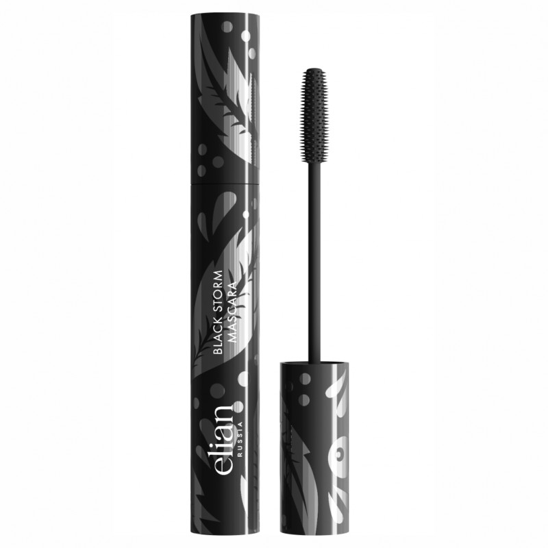 Тушь для ресниц подкручивающая Black Storm Mascara от Elian Russia + 1