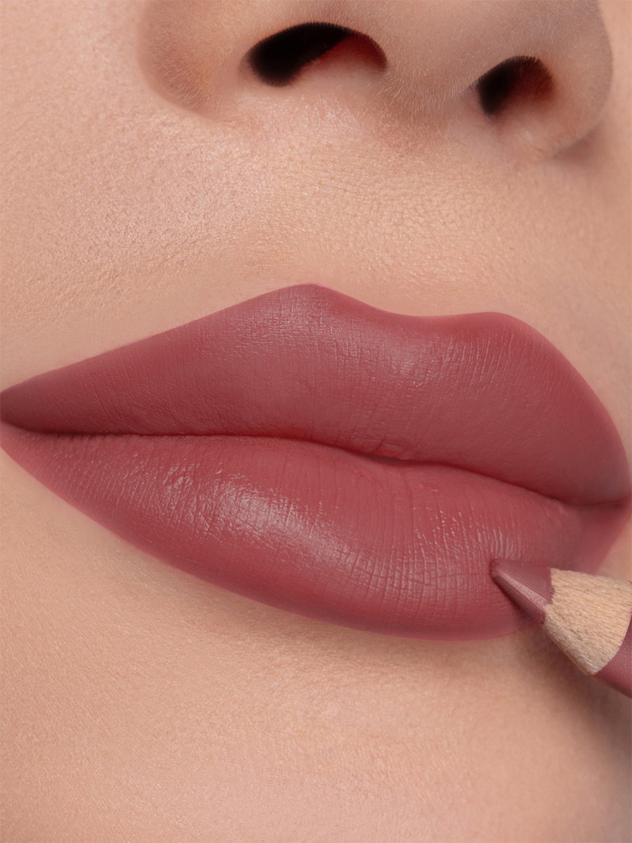 Карандаш для губ Lip Liner, тон 64 дымчатая слива от Art-Visage  + 5