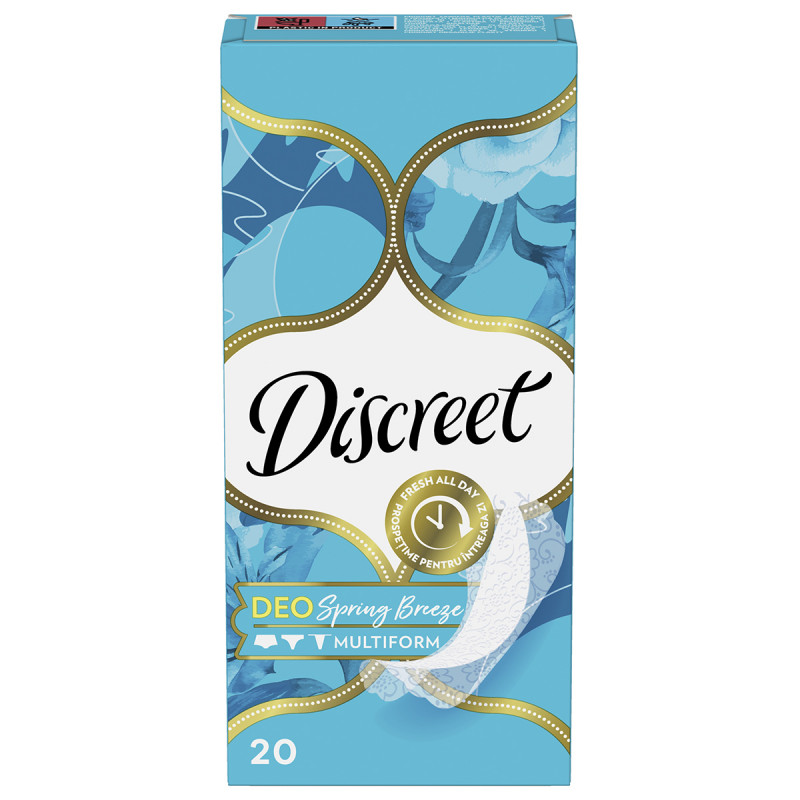 Прокладки ежедневные Deo Весенний бриз 20шт  от Discreet + 1