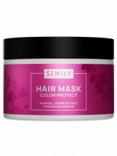 Маска для окрашенных волос Color Protect Mask Plum Oil Lychee Extract Hydrolyzed Keratin 300мл