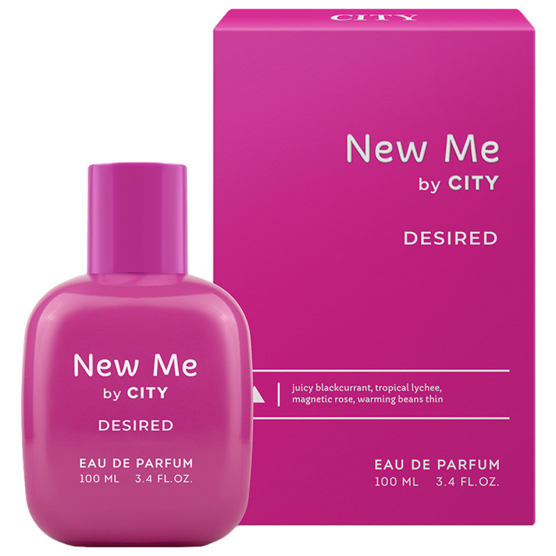 Парфюмерная вода женская New Me Desired by City 100мл от City Parfum + 1