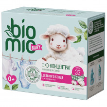 Bio-Laundry Экологичный порошок с экстрактом хлопка для стирки детского белья без запаха Концентрат 1000г
