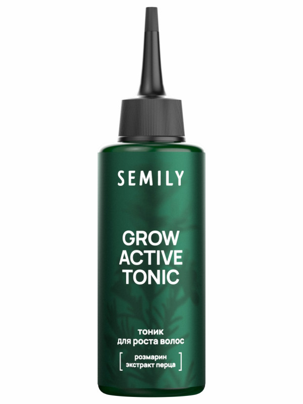 Тоник для волос Grow Active Tonic розмарин, экстракт перца 150мл от Semily + 1