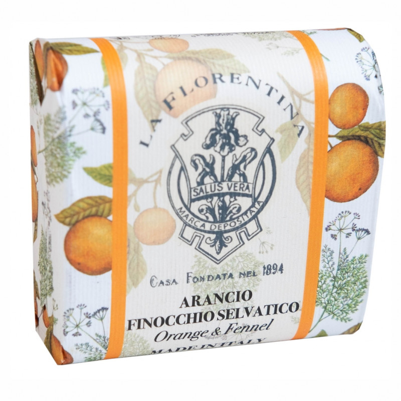 Мыло Апельсин и дикий фенхель Orange & Fennel 106г от La Florentina + 1