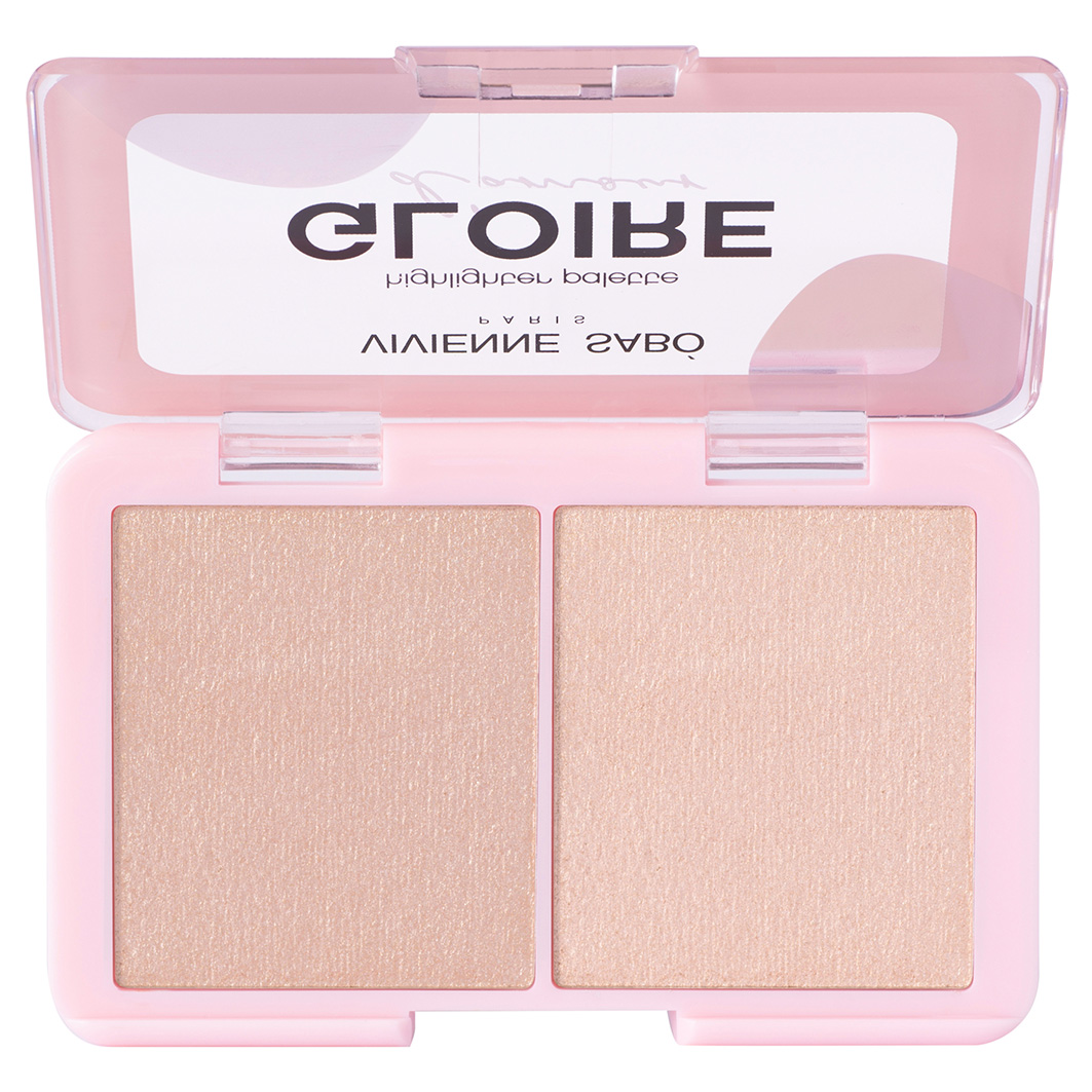 Палетка хайлайтеров Gloire D'amour, тон 02 персиковый от Vivienne Sabo + 9