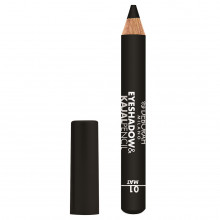 Тени-карандаш Eyeshadow & Kajal Pencil, тон 01 матовый черный