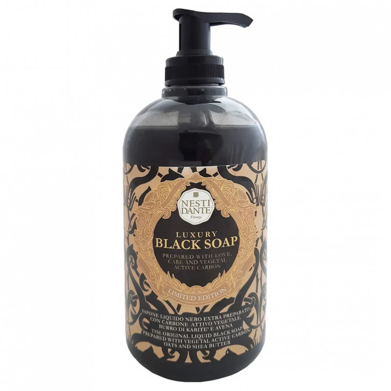 Luxury Black Жидкое мыло Роскошное чёрное 500мл от Nesti Dante + 1