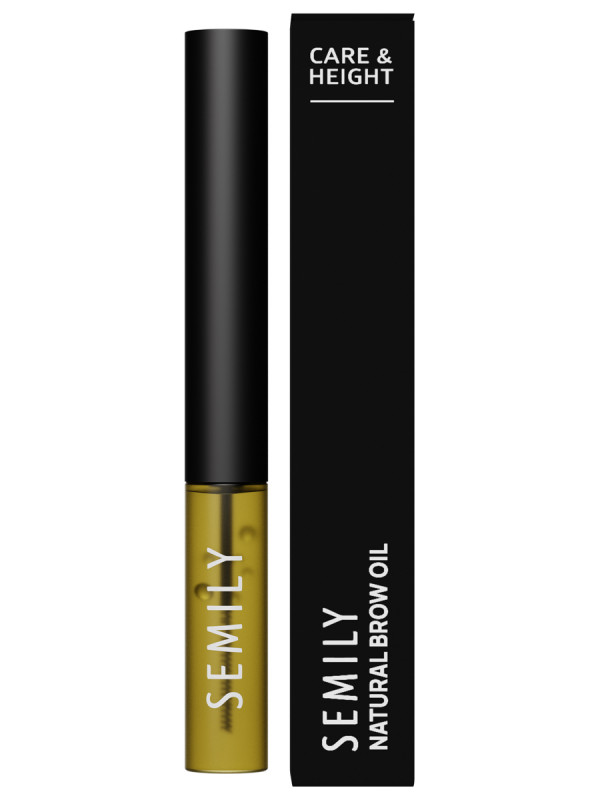 Масло для бровей Natural Brow Oil Care & Height 5мл от Semily + 1