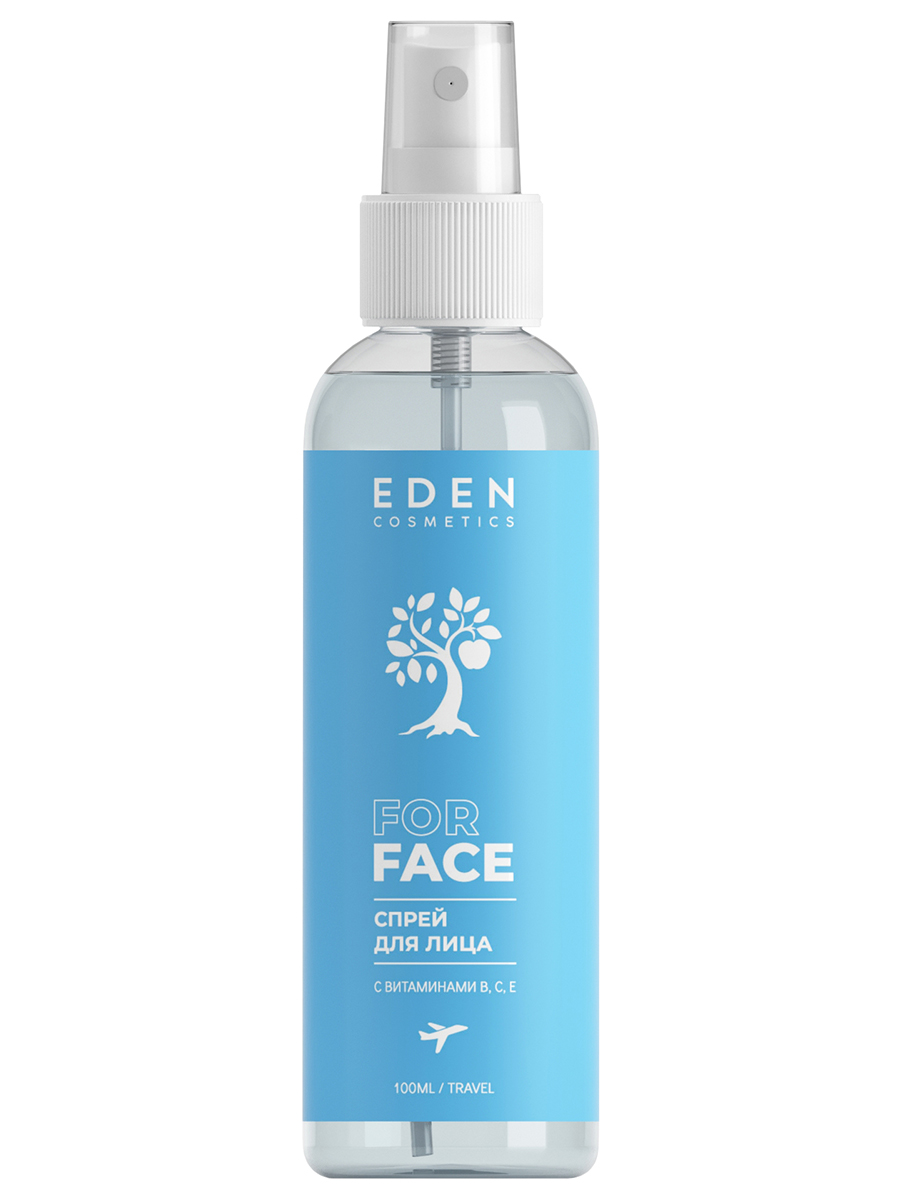 Спрей для лица с витаминами B, C, E 100мл от EDEN + 3