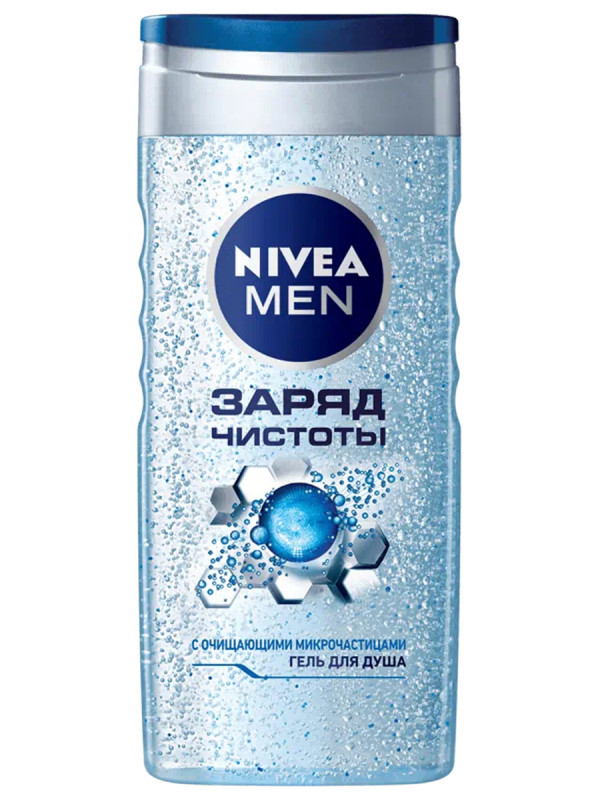 Men Гель для душа мужской Заряд чистоты 250мл  от Nivea + 1