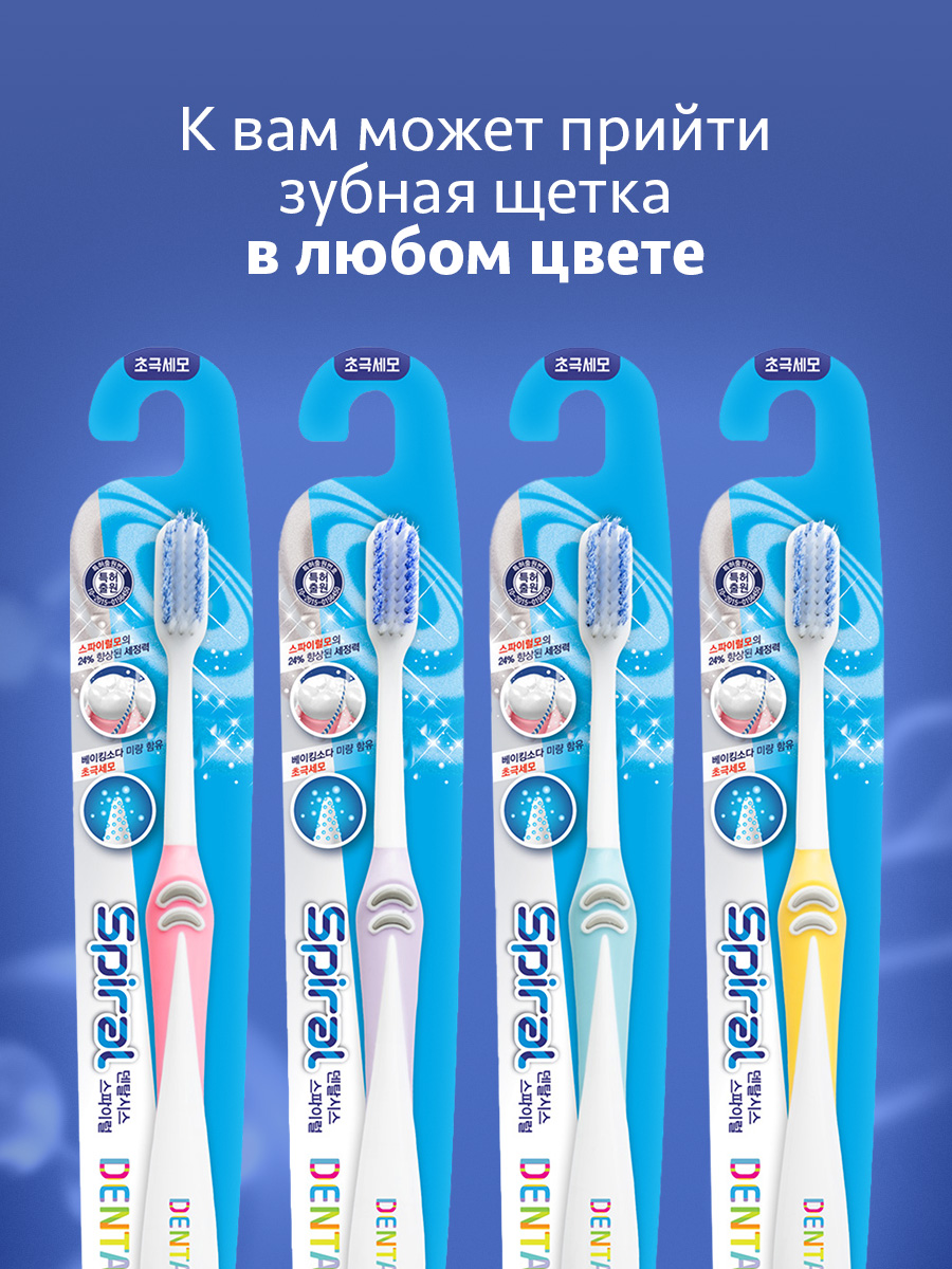 Зубная щетка с эффектом зубной нити от Dentalsys + 8