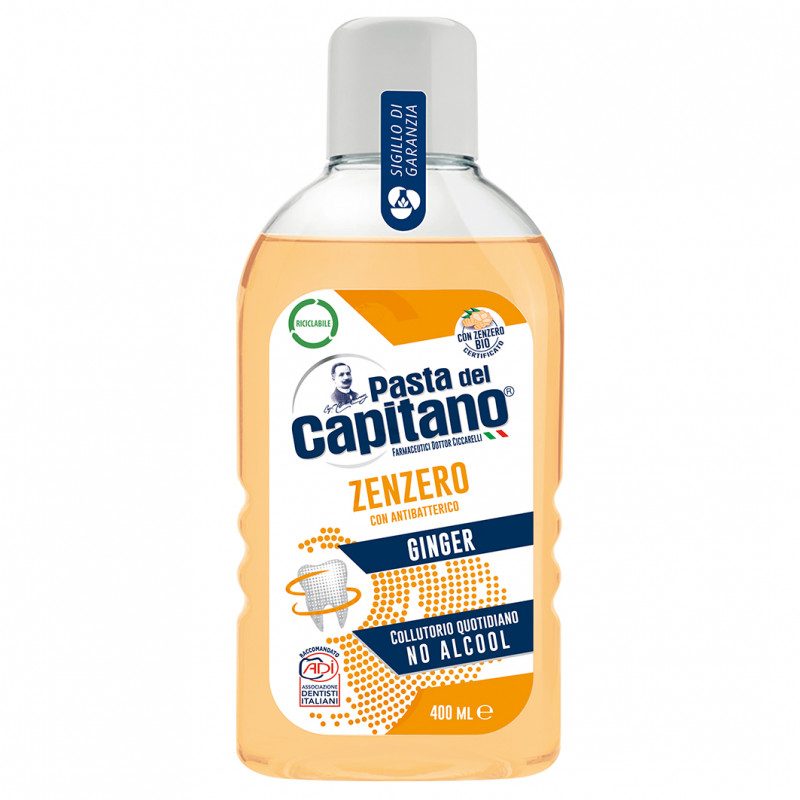 Ginger Ополаскиватель для полости рта Имбирь 400мл от Pasta del Capitano + 1