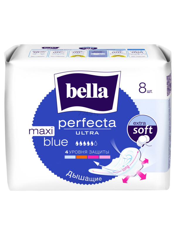 Прокладки Perfecta Ultra Blue Maxi 8шт от Bella + 1