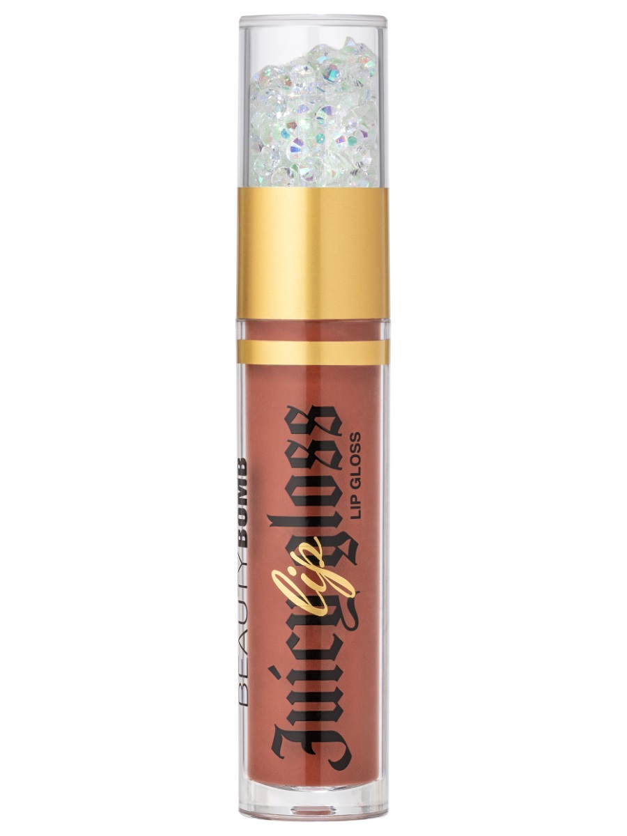 Блеск для губ Juicy, тон 13 Cocoa Queen от Beauty Bomb + 4