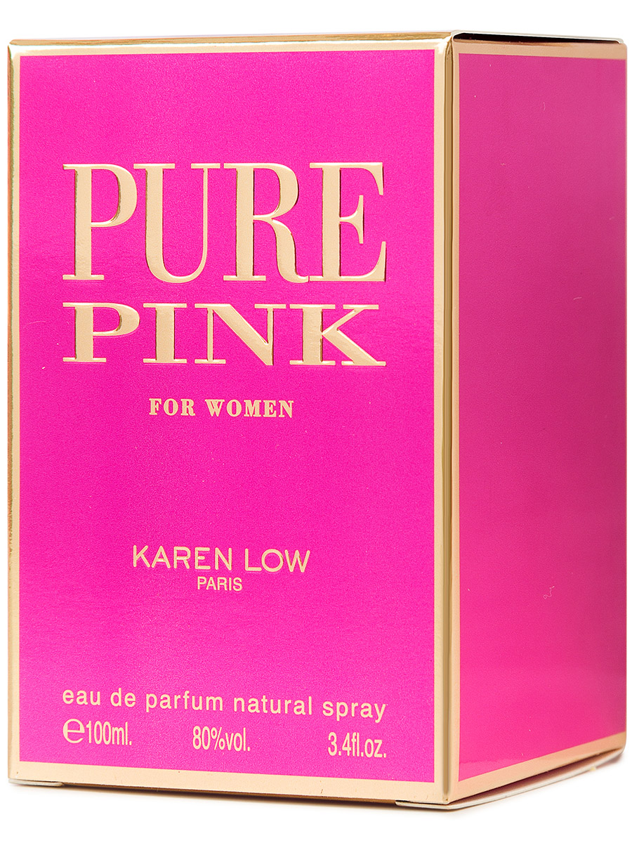 Парфюмерная вода женская Pure Pink 100мл  от Karen Low + 3