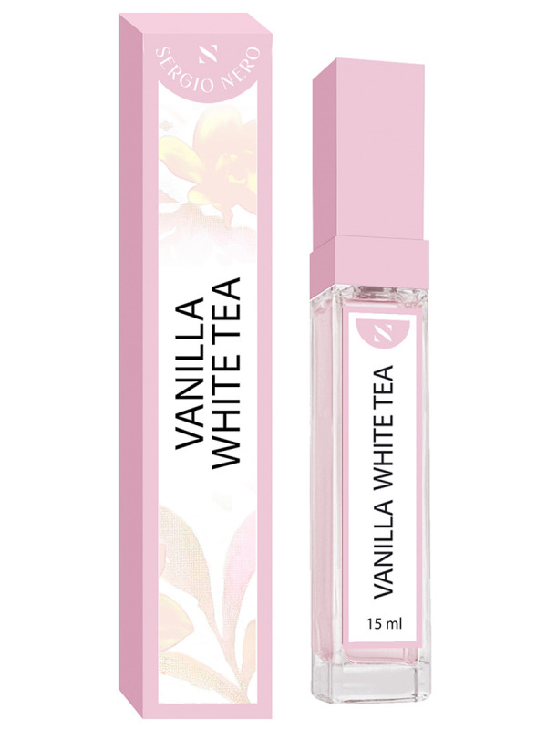 Духи женские Vanilla White Tea 15мл от Sergio Nero + 1