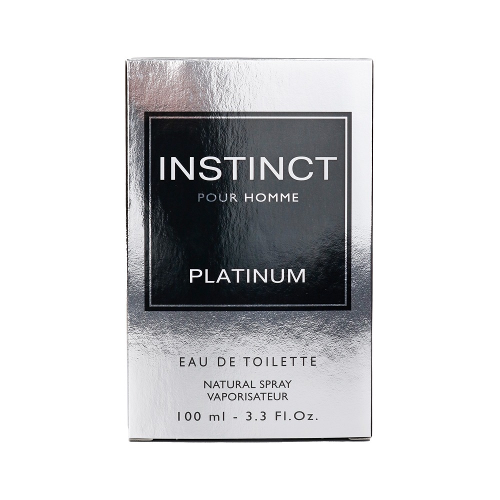 Туалетная вода мужская Instinct Platinum 100мл от Delta Parfum + 3