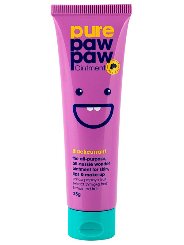 Бальзам для губ восстанавливающий с ароматом Черная смородина 25г от Pure Paw Paw + 1