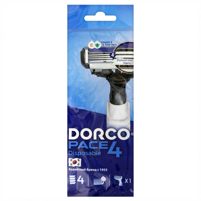 Pace 4 Станок для бритья одноразовый 1шт от DORCO + 1