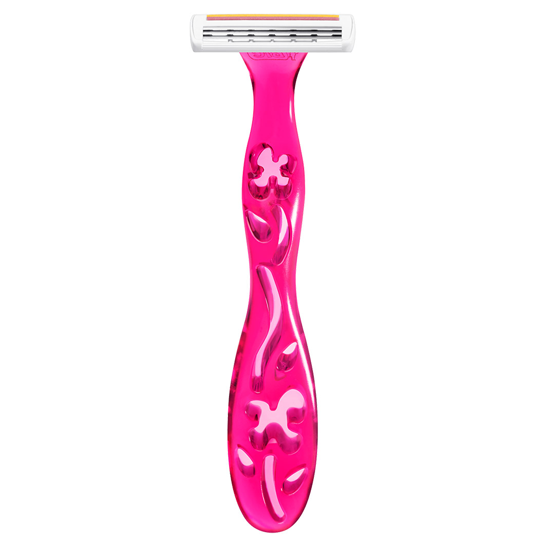 Станки для бритья Miss Soleil Pink одноразовые 2шт от Bic + 5