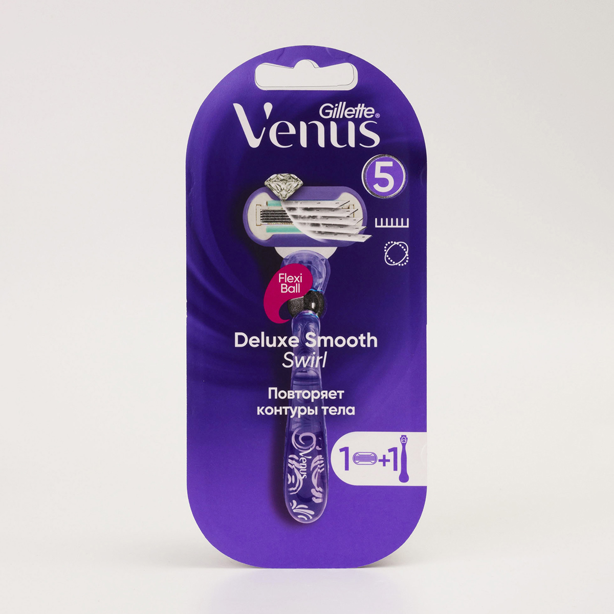 Станок для бритья Venus Extra Smooth Swirl + 1 кассета  от Gillette + 3