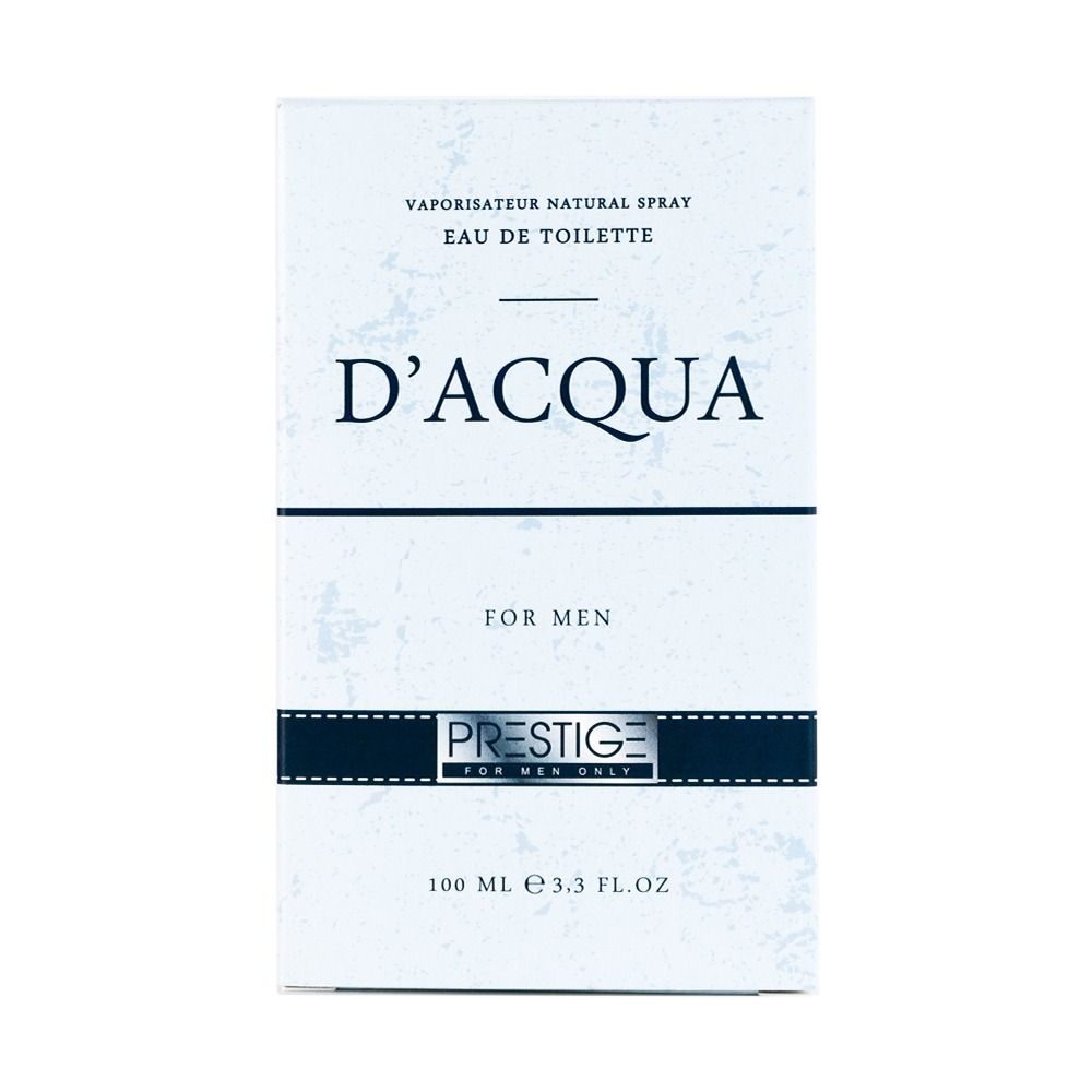 Туалетная вода мужская Prestige D'Acqua 100мл от Red Label + 3