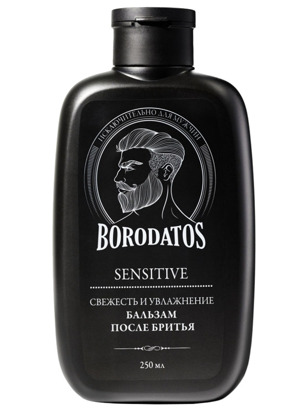 Бальзам после бритья Sensitive 250мл от Borodatos + 1