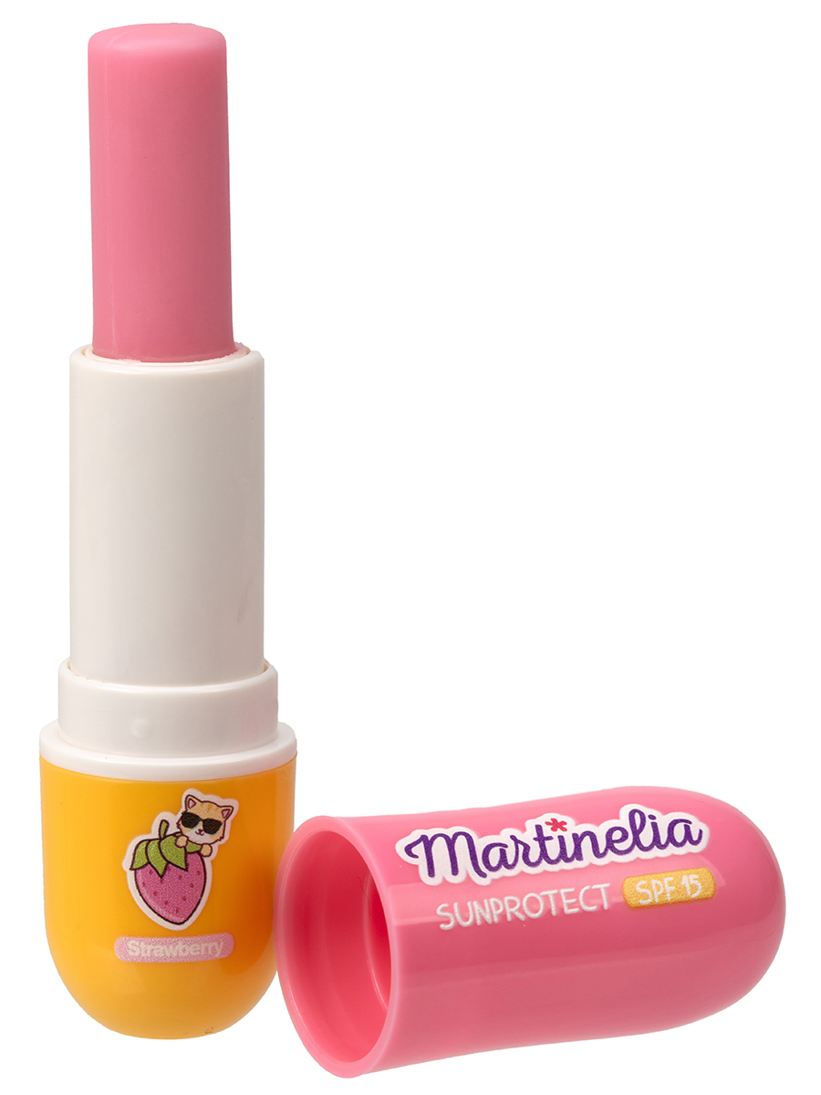 Yummy Бальзам для губ Клубника от Martinelia + 3