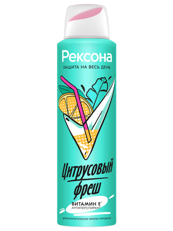 Дезодорант антиперспирант спрей Цитрусовый фреш 150мл от Рексона  + 1