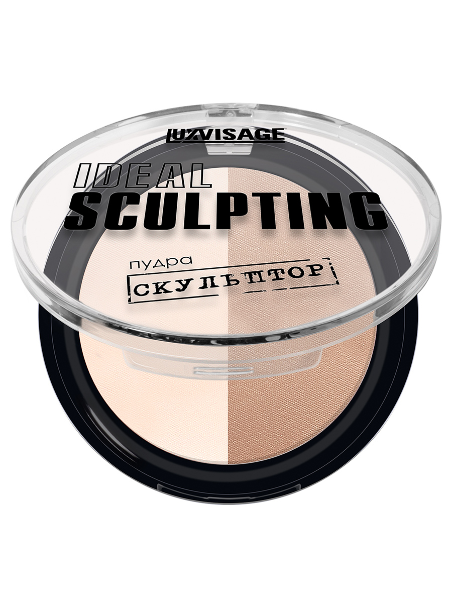 Пудра-скульптор Ideal Sculpting, тон 02 ванильный капучино от LuxVisage + 3