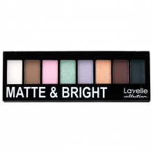 Matte & Bright Палетка теней для век, тон 05 серо-зелено-синие тона