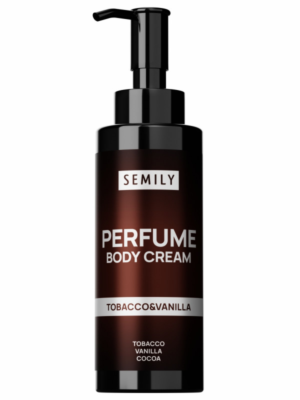 Крем для тела парфюмированный Perfume Body Cream Tobacco & Vanilla 150мл от Semily + 1