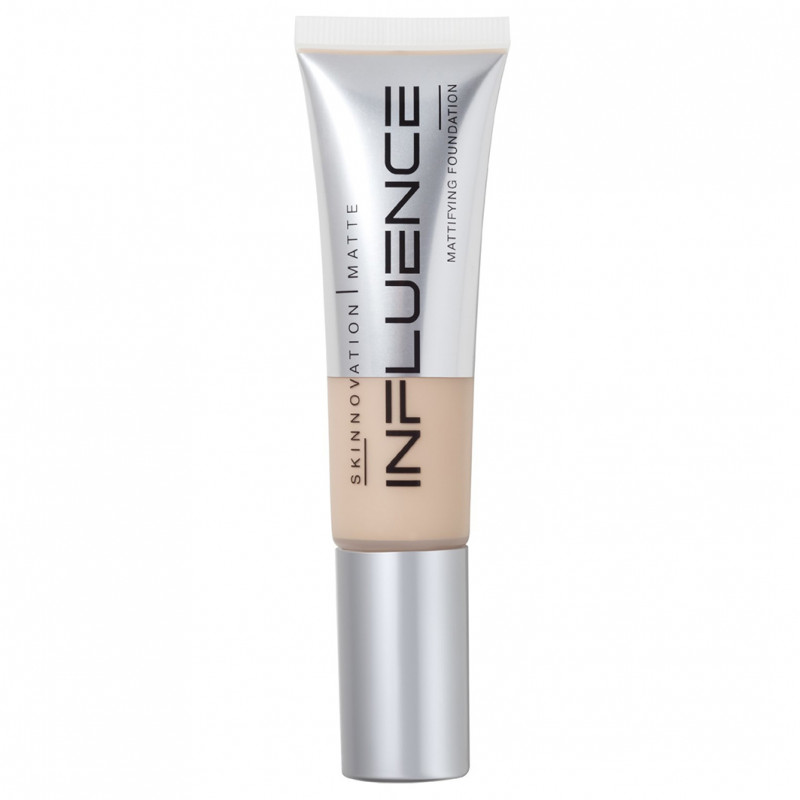 Тональная основа матирующая Skinnovation Matte, тон 02 светло-бежевый от Influence Beauty + 1
