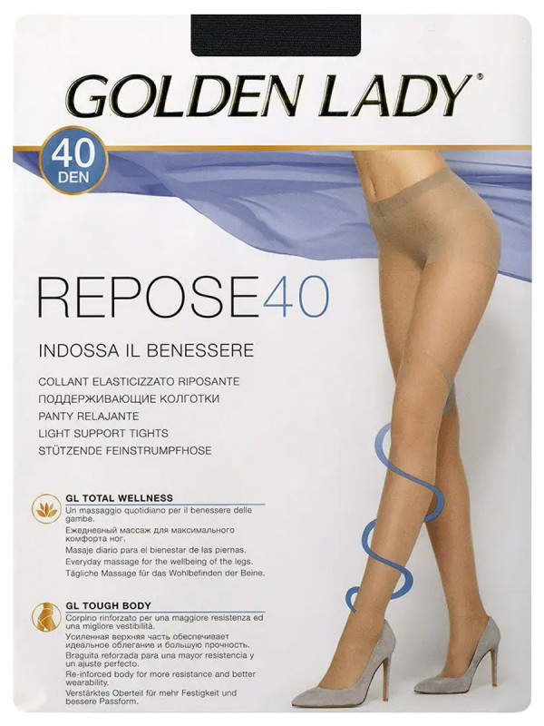 Колготки Repose 40den, Nero черный 4р от Golden Lady  + 1