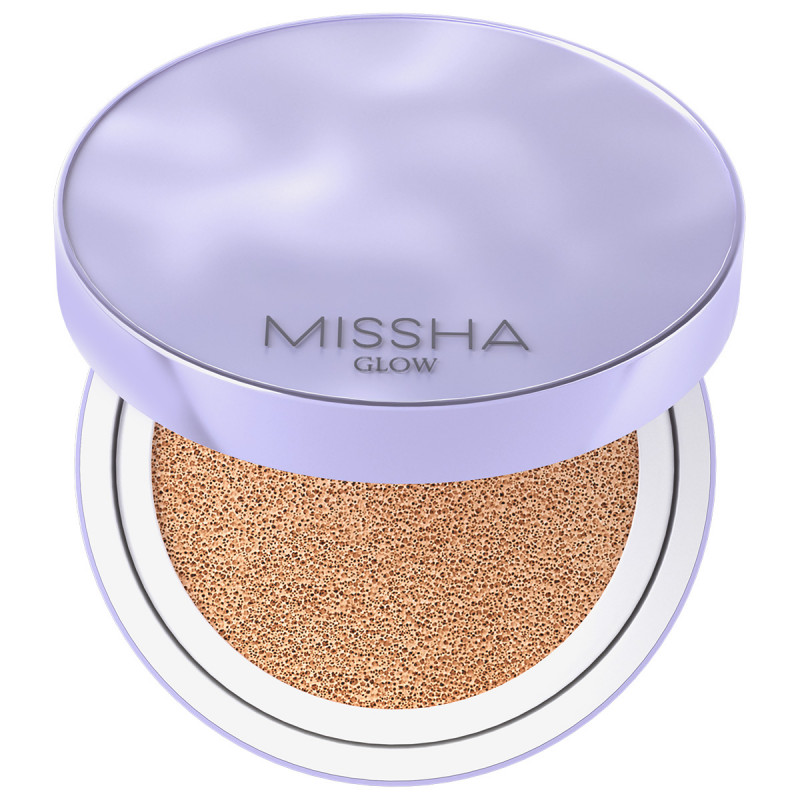 Тональный кушон Glow Layering Fit, тон 23 sand от Missha + 1