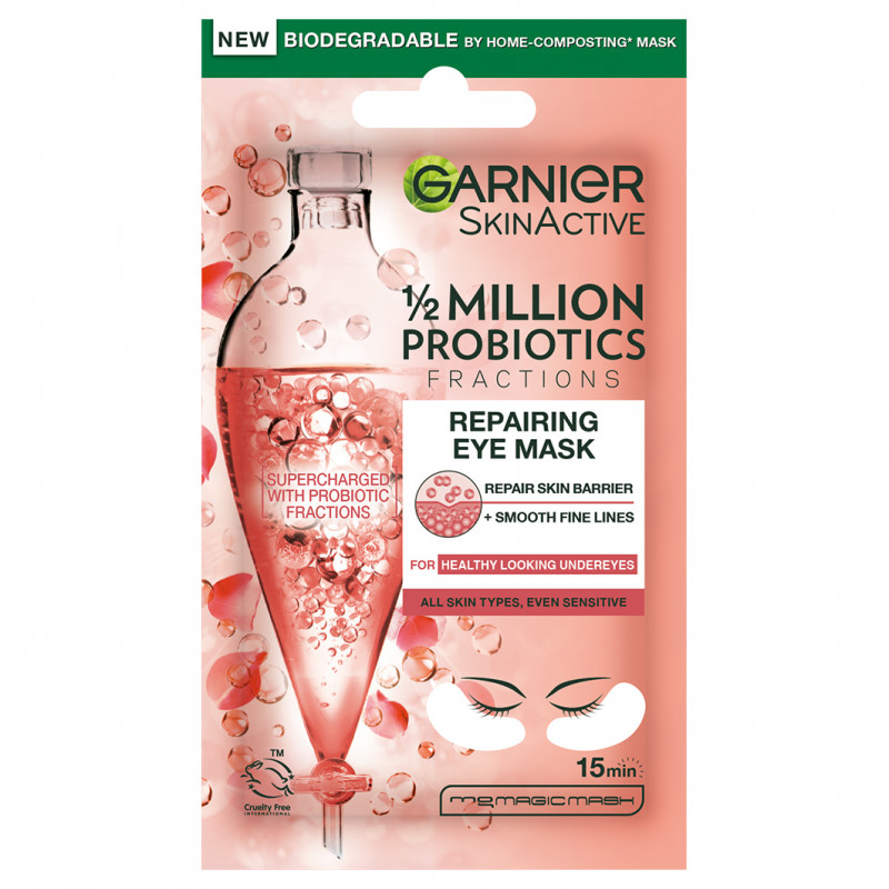 Тканевые патчи Восстанавливающие с пробиотиками 6г от Garnier + 1