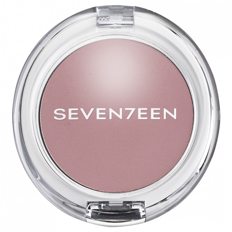 Румяна матовые компактные Natural Matte Silky, тон 01 пыльный розовый от Seventeen + 1