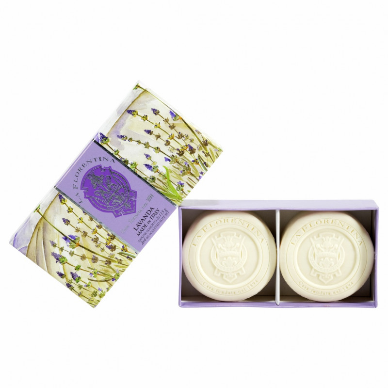 Набор мыла Лаванда Lavender 2*115г от La Florentina + 1