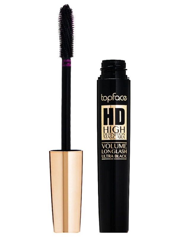Тушь для ресниц с эффектом объема High Definition Mascara черная от TopFace + 1