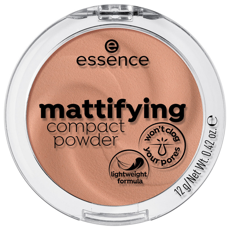 Пудра матирующая Mattifying Compact Powder, тон 02 soft beige от Essence + 1