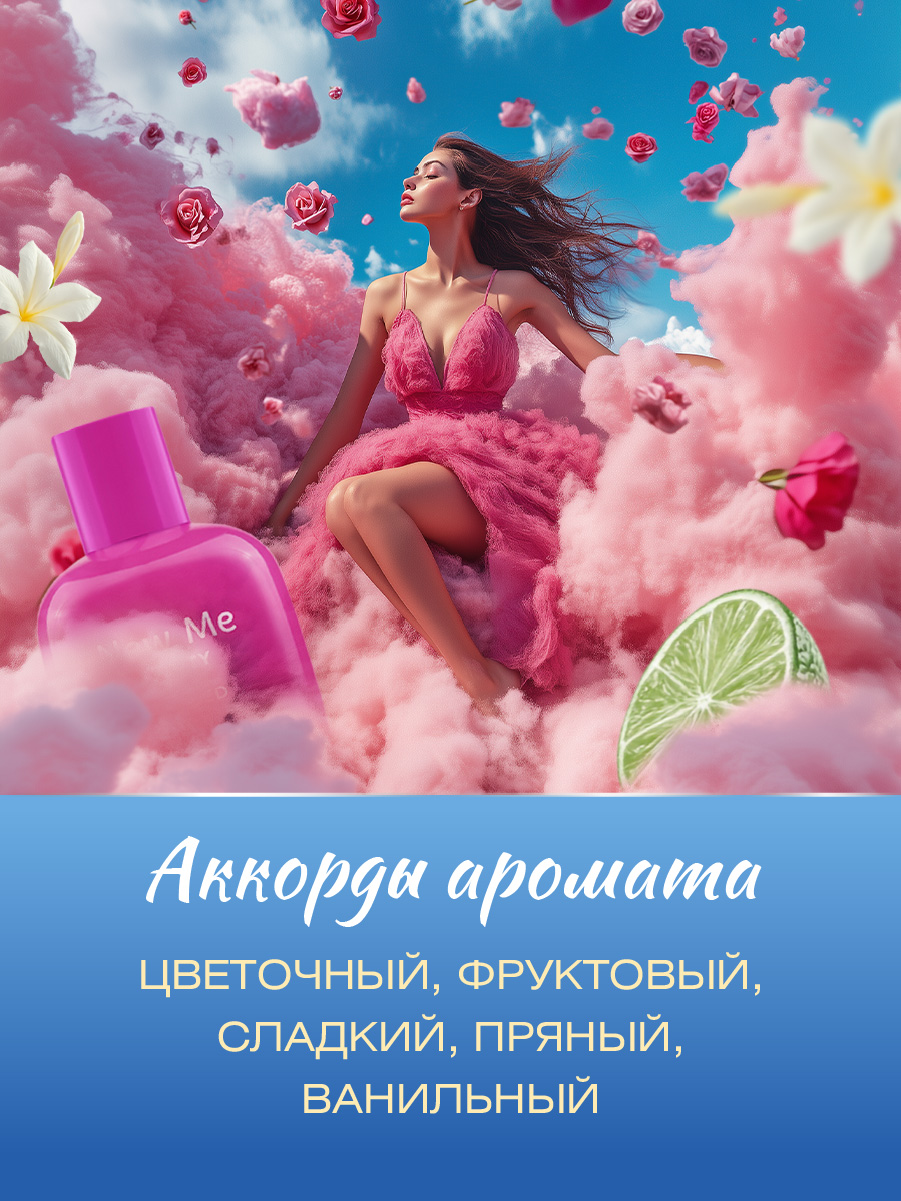 Парфюмерная вода женская New Me Desired by City 100мл от City Parfum + 4
