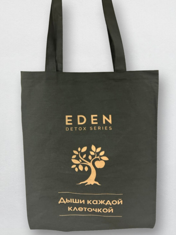 Detox Сумка-шоппер Зеленая Олива от EDEN + 1