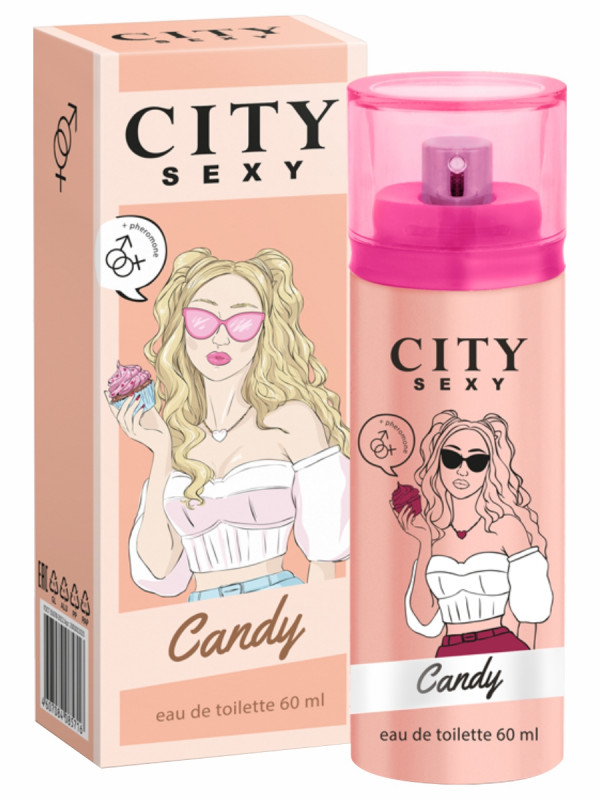 City Sexy Туалетная вода женская Candy 60мл от City Parfum + 1