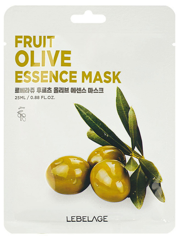 Essence Тканевая маска с экстрактом оливы 25мл от Lebelage + 1