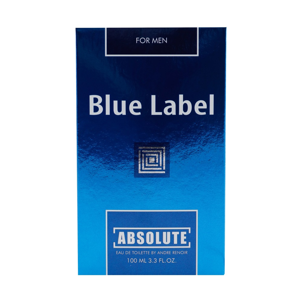 Туалетная вода мужская Absolute Blue Label 100мл от Delta Parfum + 2